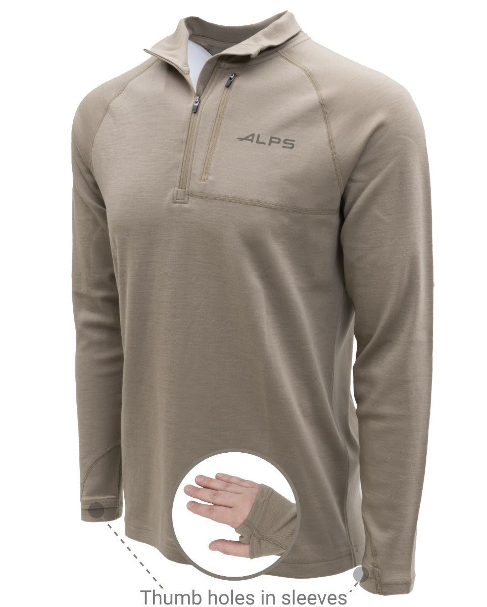 Evolution Merino Quarter Zip